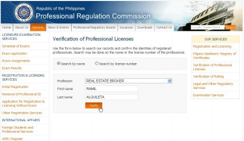Step 5 - Click on the orange “Verify” button