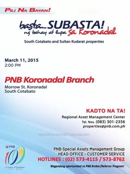 pnb-foreclosed-properties-koronadal-auction-on-march-11-2015