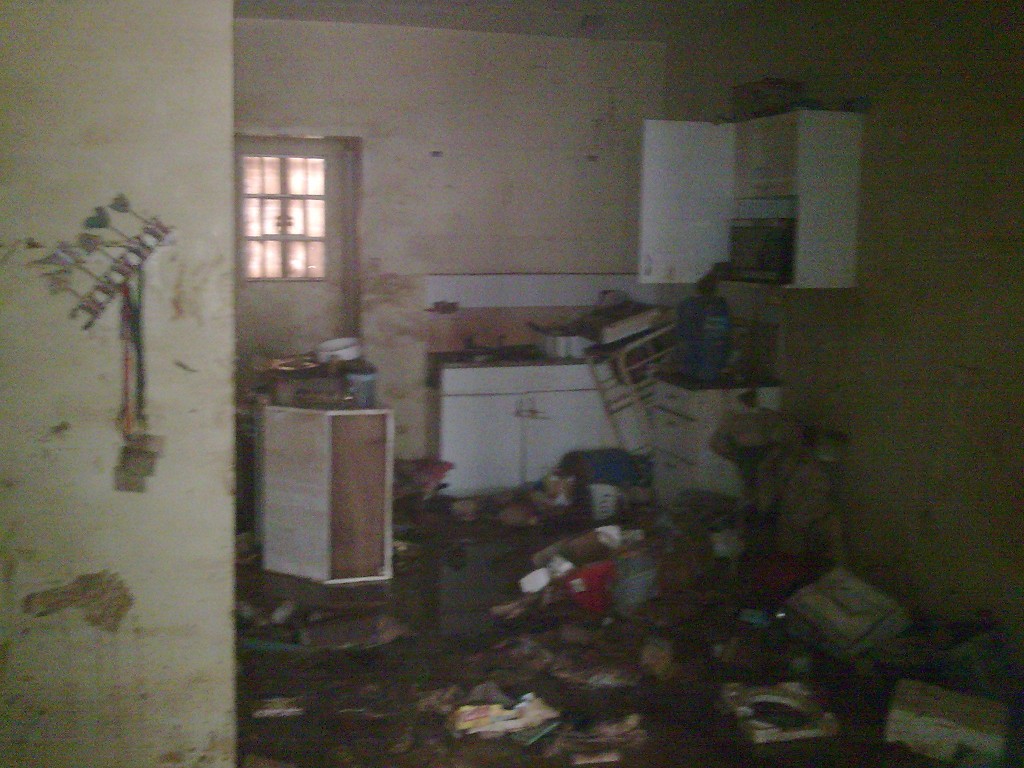 Our kitchen or what's left of it