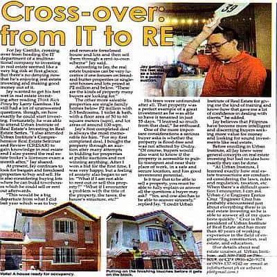 A Financial Independence Day Story: Cross-over from IT to RE