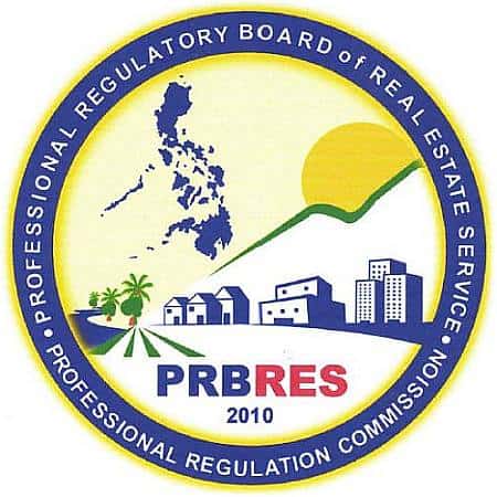 OFFICIAL SEAL OF THE PROFESSIONAL REGULATORY BOARD OF THE REAL ESTATE SERVICES (PRBRES)