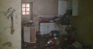 the inside of our house (kitchen) after ondoy