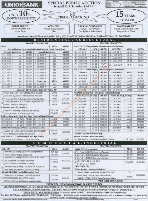 167th-unionbank-foreclosed-properties-visayas-mindanao-april-16-2011