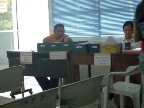 verification table