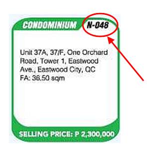 property reference number property reference number