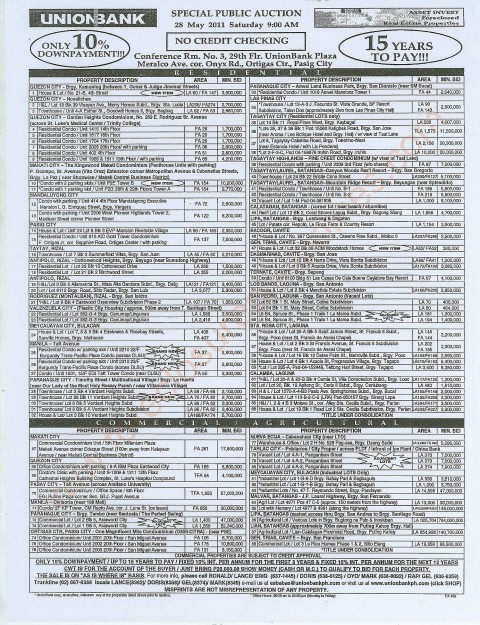 unionbankforeclosedpropertiesauction169thmetromanilaluzon