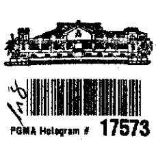 PGMA hologram on RA 9182