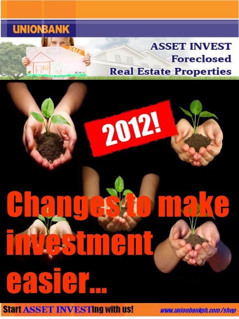 Unionbank's "Changes" that can help real estate investors in 2012 teaser