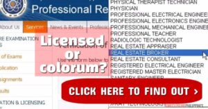 How to check the validity of a Real Estate Broker's License