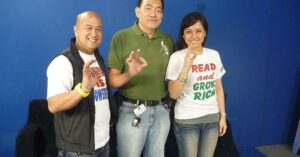 That's me with John Calub and Cheska San Diego of Success TV