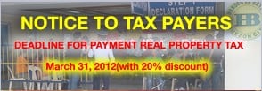 Quezon City Real Property Tax Payment discount