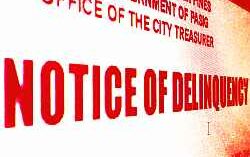 Pasig City Tax Delinquent Properties auction slated on November 13, 2012