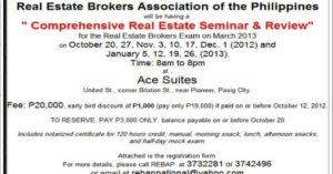 REBAP CRESR MARCH 2013 REAL ESTATE BROKERS EXAM