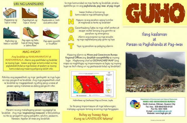 Landslide Awareness (page 3 of 3)