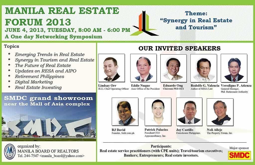 Manila Real Estate Forum 2013 (MREF 2013)