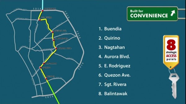 Skyway Stage 3 Access Points