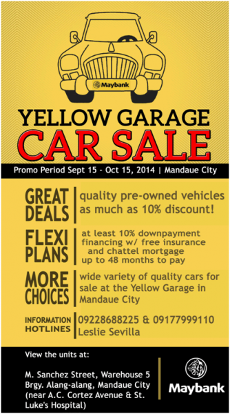 maybank-yellow-garage-car-sale-mandaue-cebu-september-15-october-15-2014