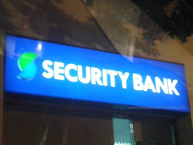 Security Bank Foreclosed Properties 2015 (Updated!)