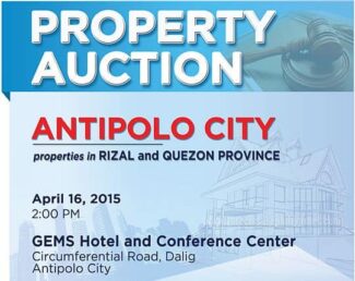 pnb foreclosed properties in antipolo quezon province april 16 2015