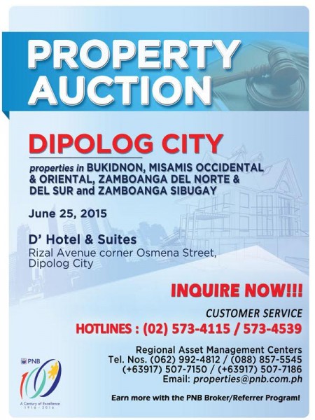 PNB Foreclosed Properties Auction In Dipolog City Slated On June 25, 2015 1 pnb-foreclosed-properties-auction-in-dipolog-city-on-june-25-2015