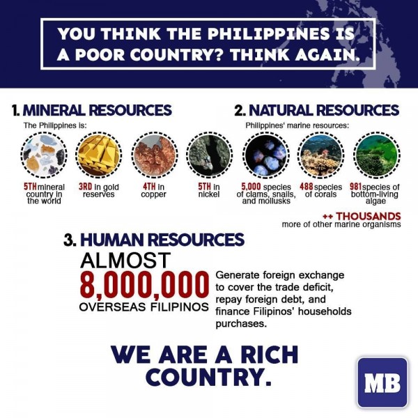 The Philippines is a rich country - MB