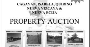 Cagayan Valley Foreclosed Properties Auction by Philippine Investment Two Slated On October 10, 2015