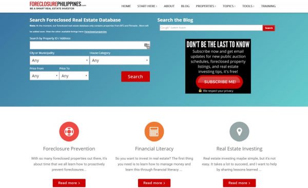 foreclosurephilippines.com-homepage-2016-07-13