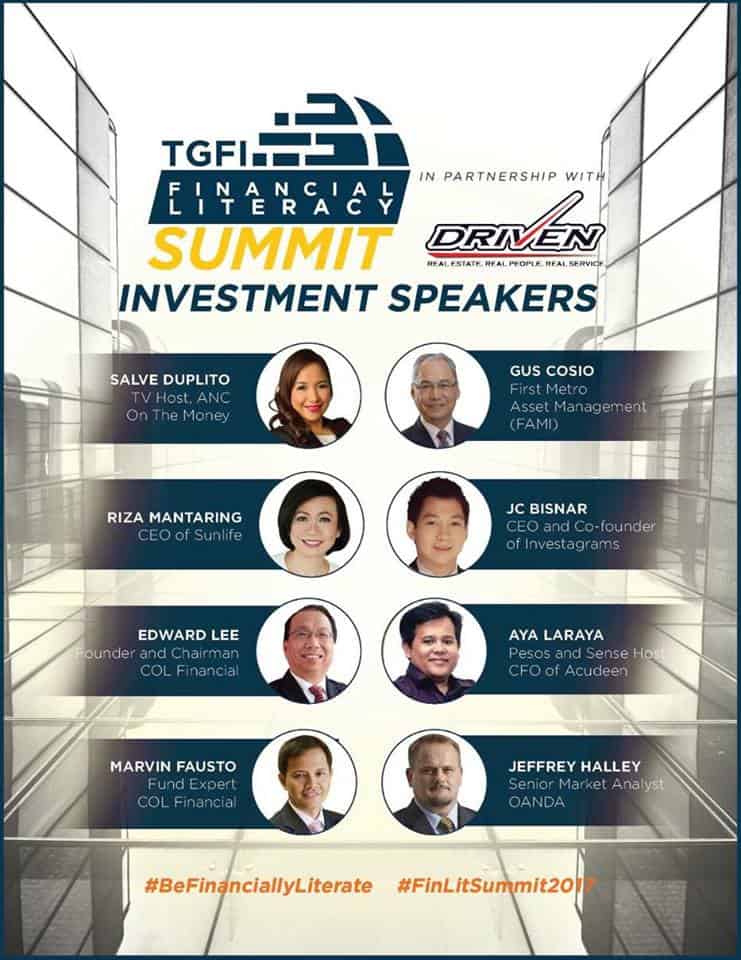 finlit summit 2017 investment speakers