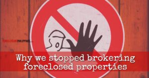 Top 15 Reasons Why I Stopped Brokering Foreclosed Properties