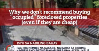 Why we don’t recommend buying foreclosed properties that are occupied (even if they are cheap)