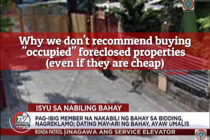 Occupied Foreclosed Properties: The Nightmare Hiding Behind That 40% Discount