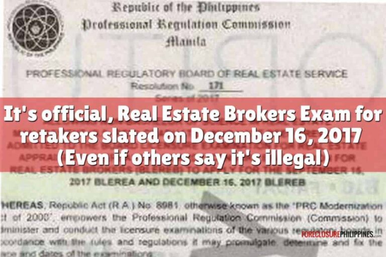 PRC accreditation guidelines for Real Estate Salespersons published