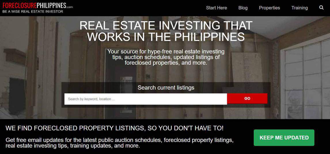 foreclosure investing philippines