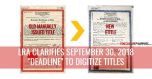 Manually Issued Land Titles Not Yet Digitized By September 30, 2018 To Remain Valid - LRA