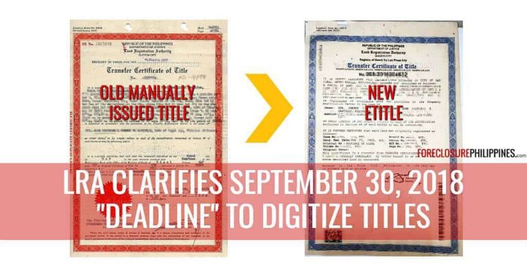 Getting Started 18 Manually Issued Land Titles Not Yet Digitized By September 30, 2018 To Remain Valid - LRA