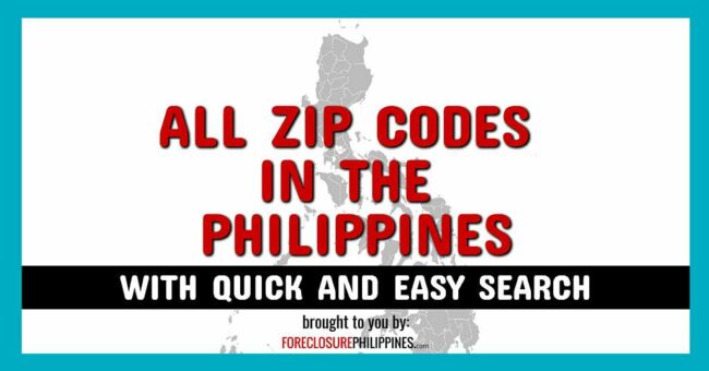 All Zip Codes in the Philippines (with quick and easy search)