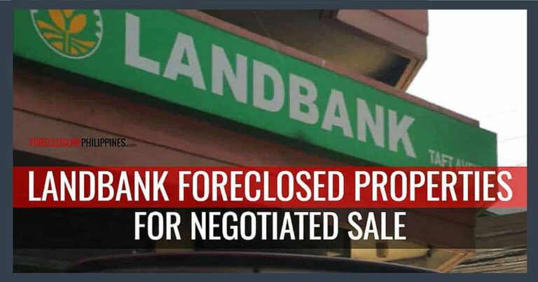 Landbank Foreclosed Properties 2026 listing (as of February 4)