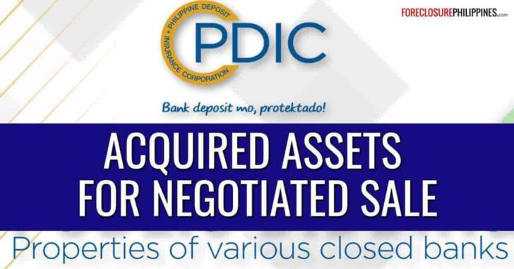 3,959 PDIC Foreclosed Properties in October 2025 List (Negotiated Sale)
