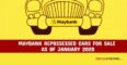 Maybank Repossessed Cars for sale in January 2020 via Sealed Bidding