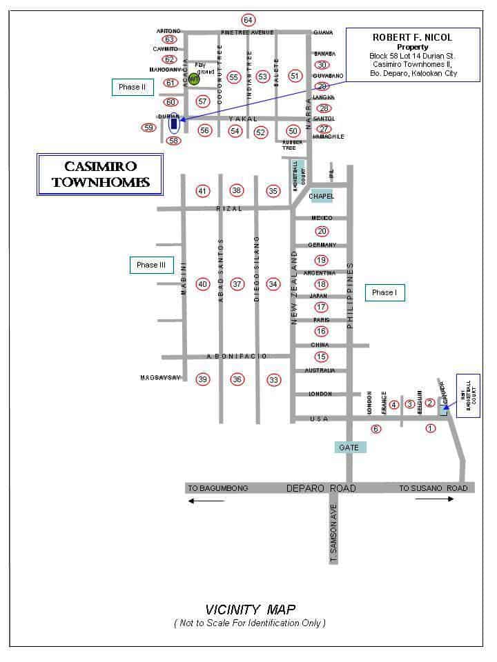 BFS Foreclosed Town House at CASIMIRO TOWNHOMES, Bo. Deparo, Caloocan