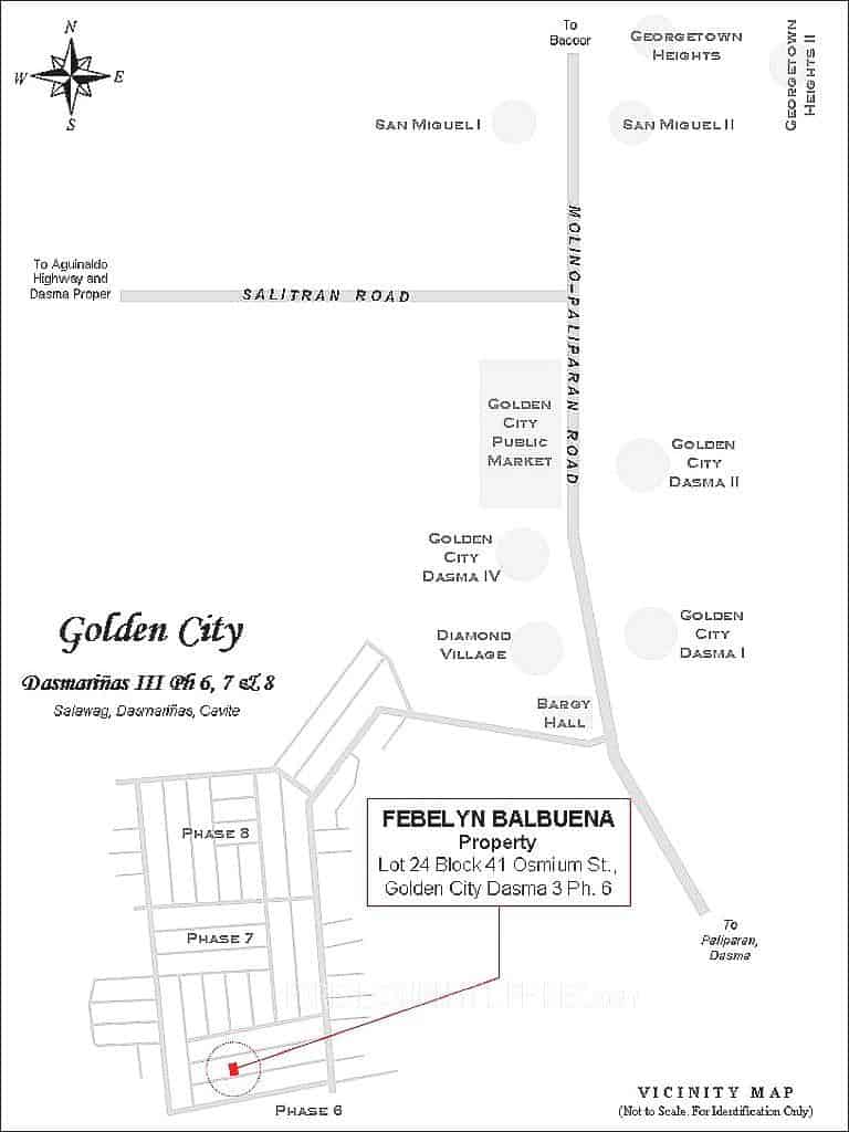 BFS Foreclosed Property (Row House) at B41, L24, Osmium, GOLDEN CITY