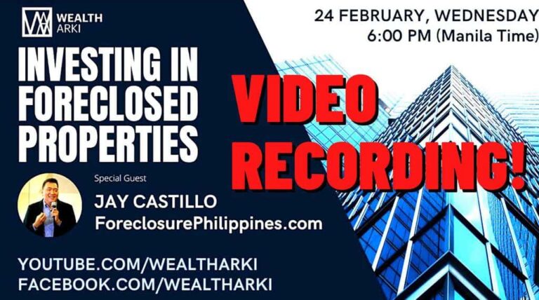 [Video-Tagalog] 30+ Beginner Questions About Foreclosed Properties w/ tips, advice, and examples
