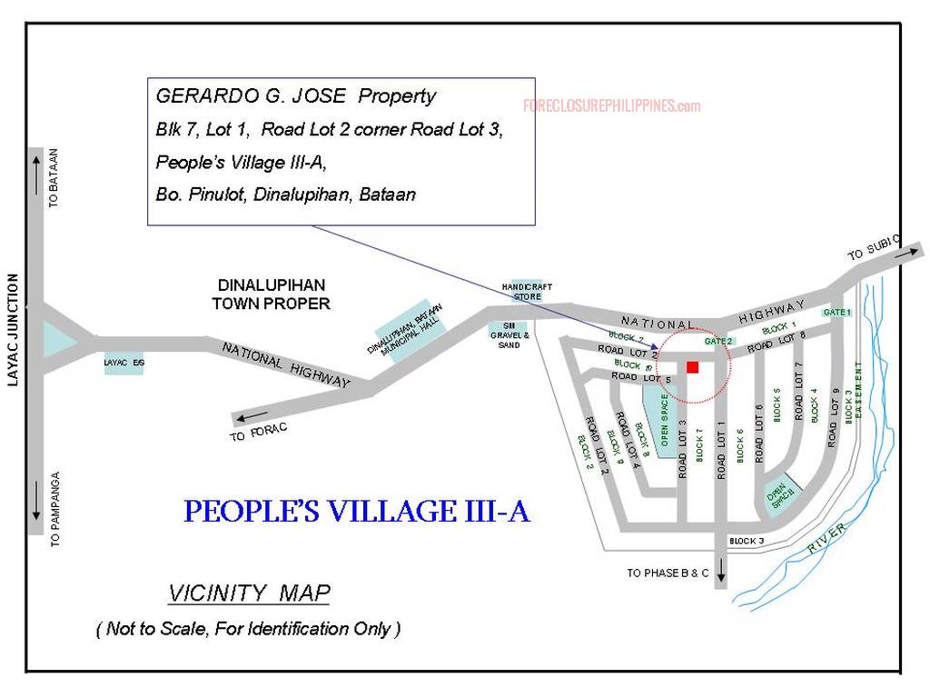 BFS Foreclosed Single Detached House and Lot PEOPLE'S VILLAGE III, Bo