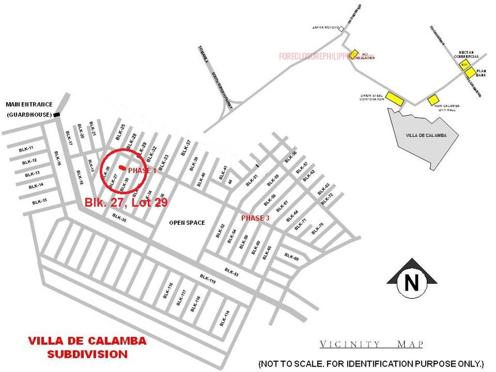 BFS Foreclosed Town House Regular Complete VILLA DE CALAMBA SUBD