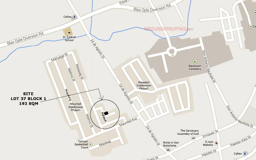 BFS Foreclosed Single Attached at MAUNLAD HOMES SUBD., Bo. Caingin