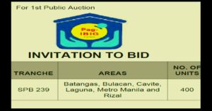 899 Pag-IBIG foreclosed properties for sale on June 27 to July 1, 2022
