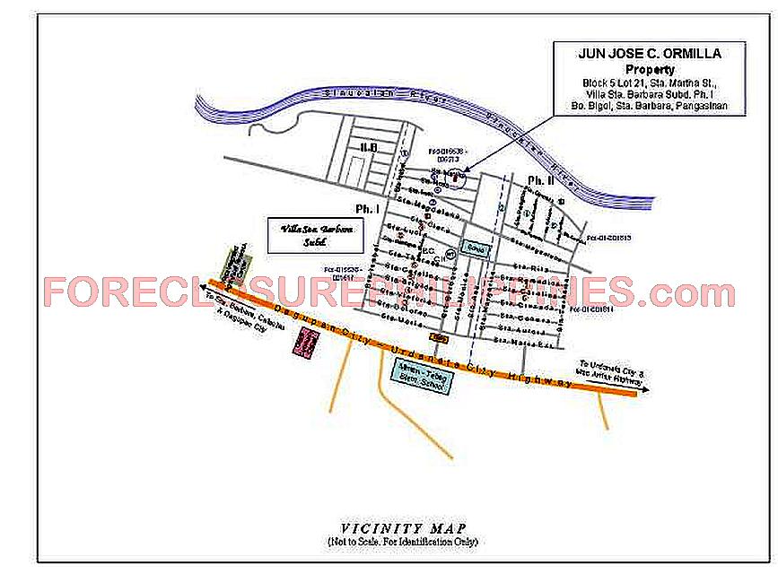 BFS Foreclosed Single Detached House and Lot VILLA STA. BARBARA SUBD