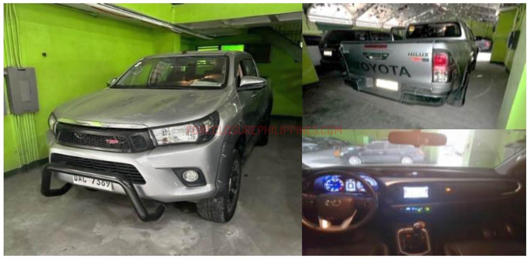 2018 TOYOTA HILUX 2.4L G 4X2 M/T DSL (Bank of Commerce: For Sale via Bidding)