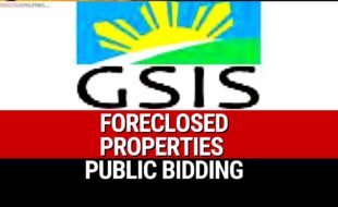 gsis foreclosed properties for sale public bidding