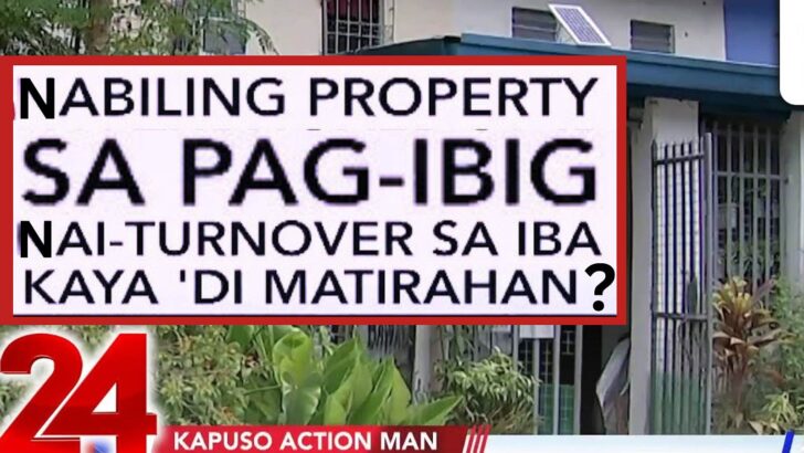 pag-ibig acquired asset turned over to wrong buyer - correct buyer cannot move in (video)